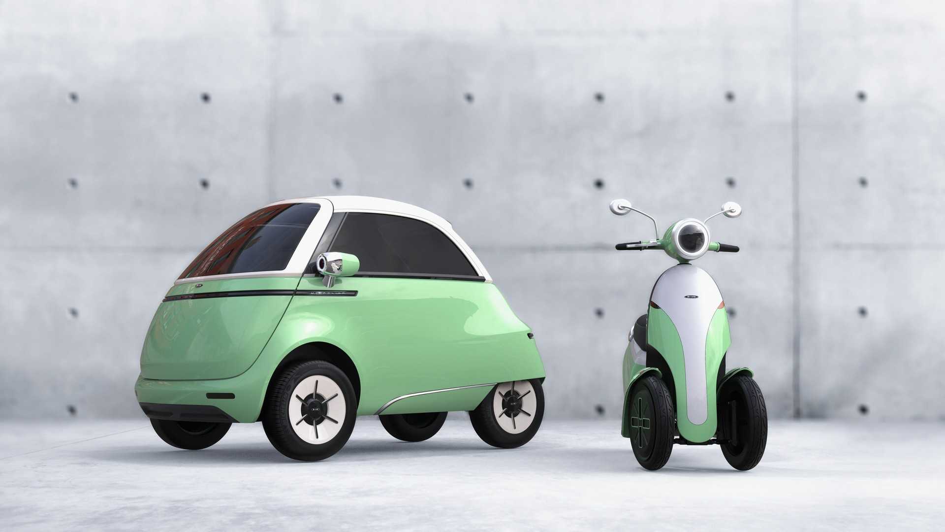 รถยนต์-สกูตเตอร์ไฟฟ้า Microletta และ e-scooter- เช่ารถ