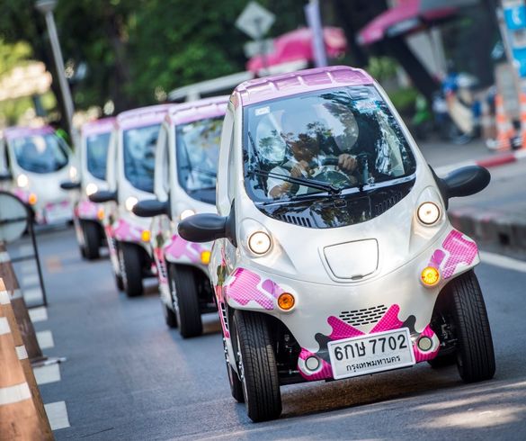 CU TOYOTA HA:MO บริการรถยนต์ไฟฟ้าขนาดเล็กในเมืองไทย- รถเช่าเชียงใหม่