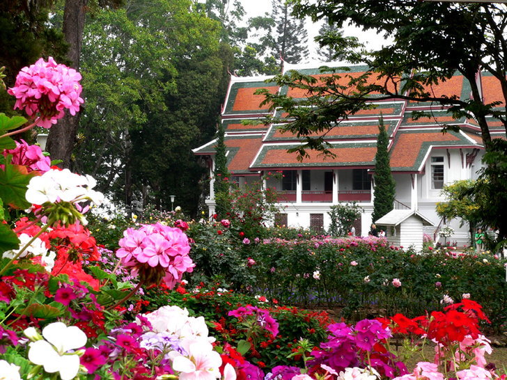 พระตำหนักภูพิงค์ราชนิเวศน์ เชียงใหม่- รถเช่าเชียงใหม่