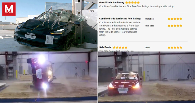 ทดสอบความปลอดภัย Tesla Model Y- เช่ารถ